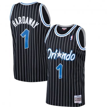 #1 Penny Hardaway Orlando Magic Throwback Edition Black