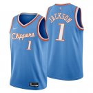 #1 Reggie Jackson Los Angeles Clippers City Edition Blue