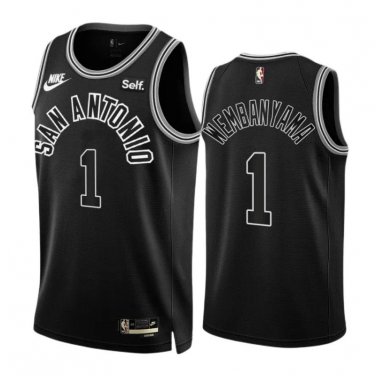 #1 Victor Wembanyama San Antonio Spurs Classic Edition Black