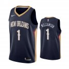 #1 Zion Williamson New Orleans Pelicans Icon Edition Navy