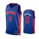 #2 Cade Cunningham Detroit Piston Icon Edition Blue