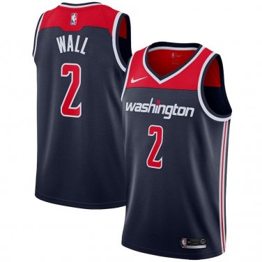 #2 John Wall Washington Wizards Statement Edition Navy