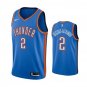 #2 Shai Gilgeous-Alexander Oklahoma City Thunder Icon Edition Blue