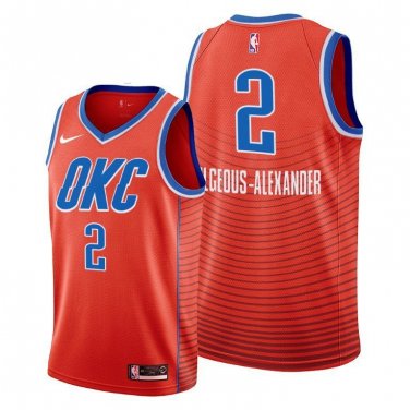 #2 Shai Gilgeous-Alexander Oklahoma City Thunder Statement Edition Orange