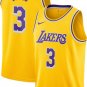 #3 Anthony Davis Los Angeles Lakers Icon Edition Yellow