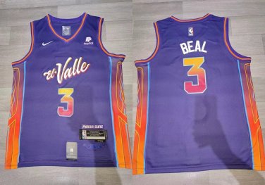 #3 Bradley Beal Phoenix Suns 2023 24 City Edition Purple