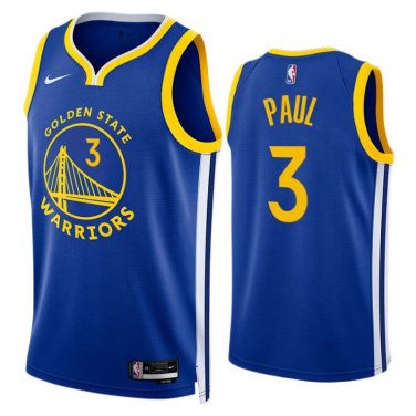 #3 Chris Paul Golden State Warriors 2022-23 Icon Edition Royal