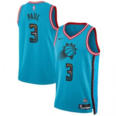 #3 Chris Paul Phoenix Suns 2022-23 City Edition Turquoise