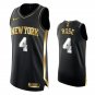 #4 Derrick Rose New York Knicks Black Golden Edition