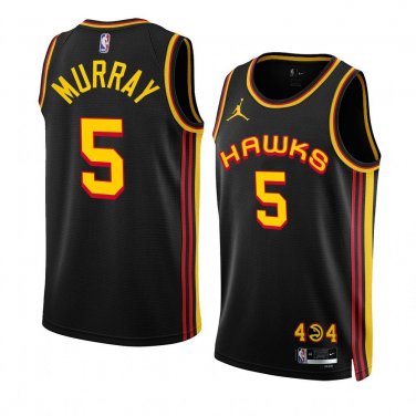 #5 Dejounte Murray Atlanta Hawks 2022-23 Statement Edition Black