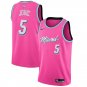 #5 Nikola Jovic Miami Earned Edition Pink