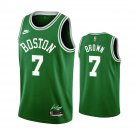 #7 Jaylen Brown Boston Celtics Classic Edition Green