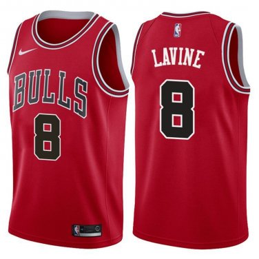 #8 Zach LaVine Chicago Bulls Icon Edition Red