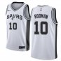 #10 Dennis Rodman San Antonio Spurs Association Edition White