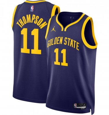 #11 Klay Thompson Golden State Warriors 2022-23 Statement Edition Navy Blue