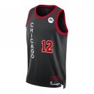 #12 Ayo Dosunmu Chicago Bulls 2023-24 City Edition Black