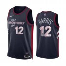 #12 Joe Harris Brooklyn Nets 2023-24 City Edition Navy Blue