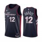 #12 Joe Harris Brooklyn Nets 2023-24 City Edition Navy Blue