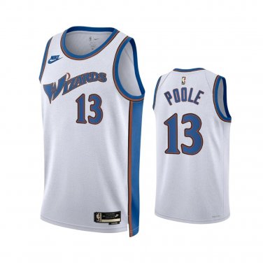 #13 Jordan Poole Washington Wizards 2022-23 Classic Edition White