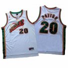 #20 Gary Payton Sonics Supersonics Throwback Edition White