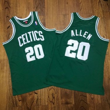 #20 Ray Allen Boston Celtics Throwback Edition Green