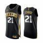 #21 Joel Embiid Philadelphia 76ers Black Golden Edition
