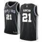 #21 Tim Duncan San Antonio Spurs Icon Edition Black