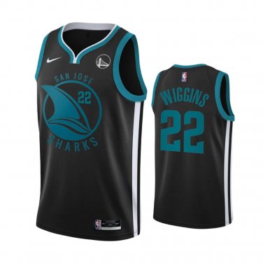 #22 Andrew Wiggins Golden State Warriors 2023 Black Sharks Mashup