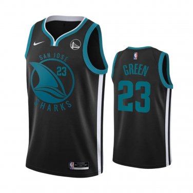 #23 Draymond Green Golden State Warriors Black Sharks Mashup