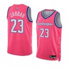 #23 Michael Jordan Washington 2022-23 CIty Edition Pink