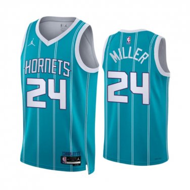#24 Brandon Miller Charlotte Hornets Icon Edition Teal