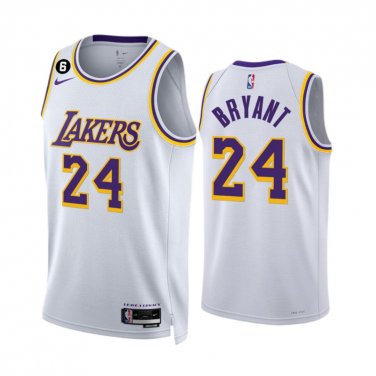 #24 Kobe Bryant Los Angeles Association Edition White
