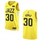 #30 Utah Jazz Ochai Agbaji 2022-23 Icon Edition Gold