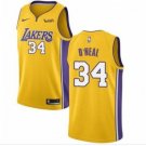 #32 Shaquille O'Neal Los Angeles Lakers Icon Edition Yellow