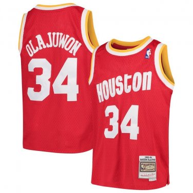 #33 Kareem Abdul Jabbar Milwaukee Bucks Throwback Red
