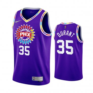 #35 Kevin Durant Phoenix Suns 2023-24 Earned Edition Purple