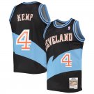 #40 Shawn Kemp Seattle Cleveland Cavaliers Throwback Edition Black