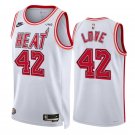 #42 Kevin Love Miami Heat 2022-23 Classic Edition White