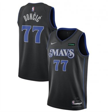 &  Mavericks Luka Doncic City Basketbsall  Black 2024
