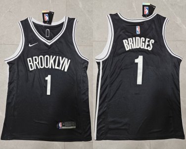 &  Nets Mikal Bridges Stitched  Black 2023