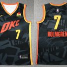 &  Oklahoma City Thunder Chet Holmgren City Basketbsall  Black 2024