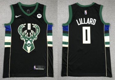 & Kids Milwaukee Bucks Damian Lillard Basketball  Black