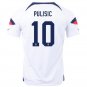 2022-23 Qatar World Cup United States Christian Pulisic Home White