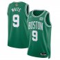 Boston Celtics Derrick White Green 2024 Finals Icon Edition Stitched Basketball
