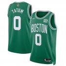 Boston Celtics Jayson Tatum Kelly Green 2024 Finals Icon Edition Stitched Basketball