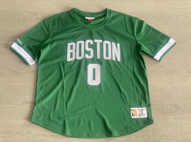 Celtics Jayson Tatum MITCHELL & NESS Basketball Short Sleeve Green