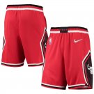 Chicago Bulls 2021-22 Season 75th Anniversary City Edition Red Pocket Shorts