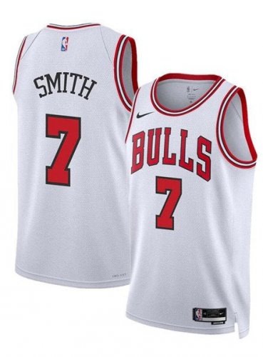 Chicago Bulls Jalen Smith White 2024 Association Edition Stitched Basketball