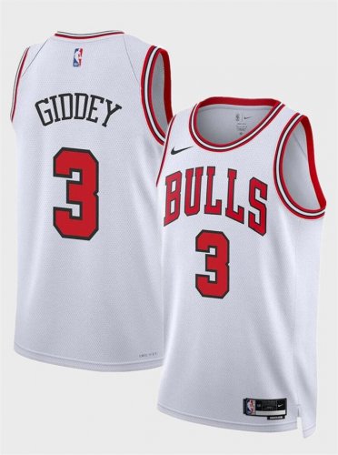 Chicago Bulls Josh Giddey White Association Edition Basketball