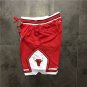 Chicago Bulls Red Zipper Pockets Shorts